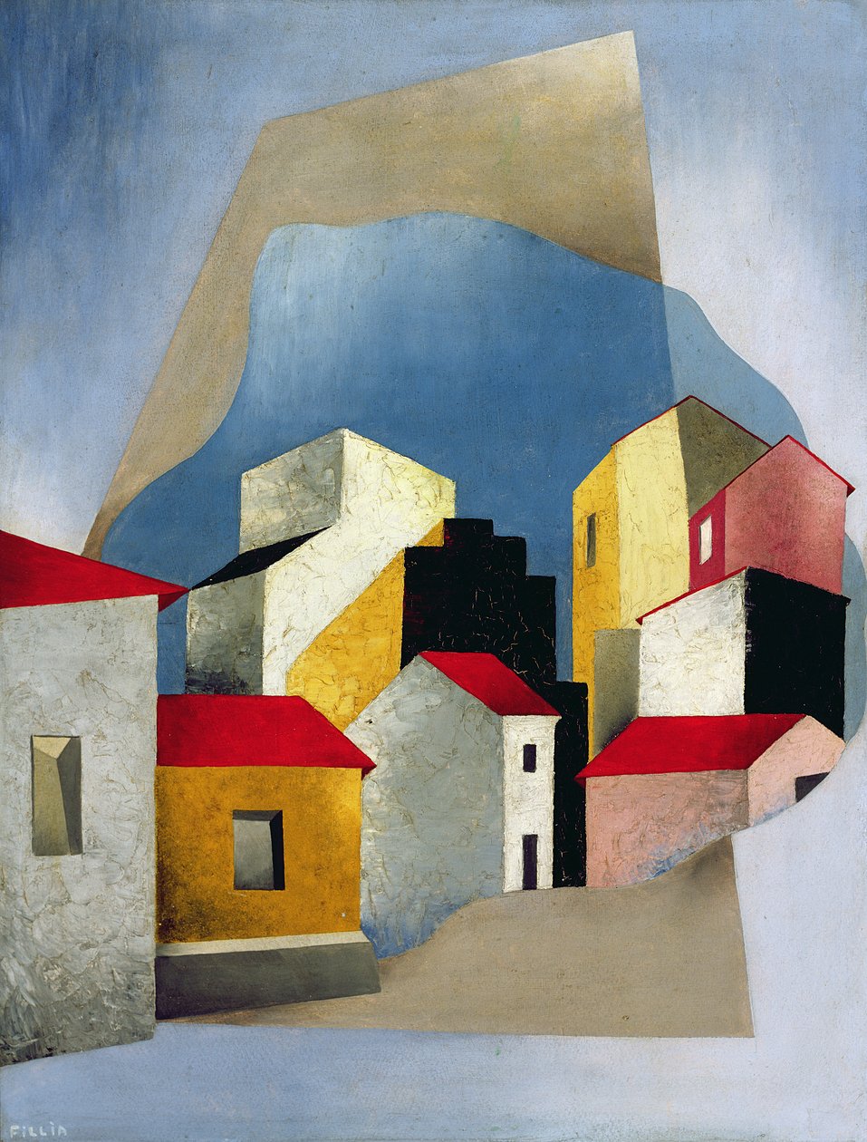 Házak Lericiben, 1932-33 alkotó: Luigi Colombo Fillia