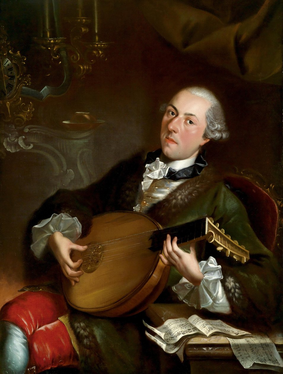 Filippo Della Casa zeneszerző portréja, 17371810 alkotó: Luigi Crespi