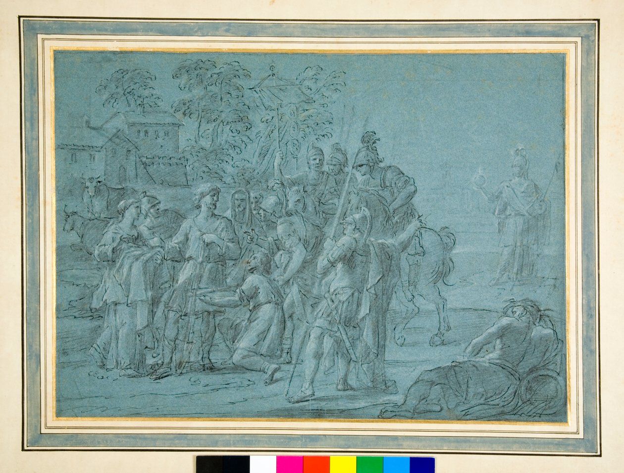 Cincinnatus felidézve a szántásból alkotó: Luigi Garzi