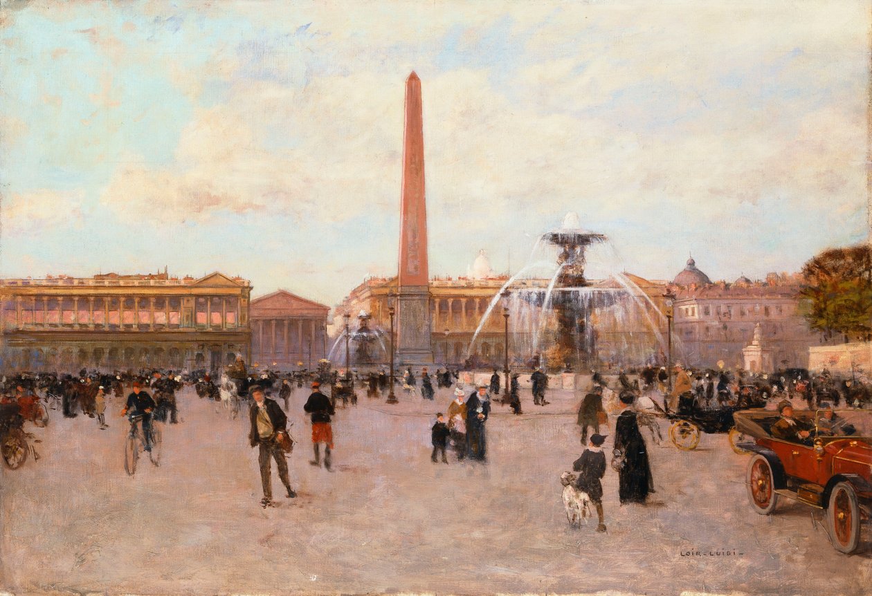 Place de la Concorde, alkotó: Luigi Loir
