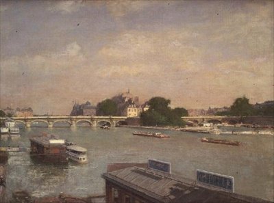 Az Ile de la Cite, Párizs alkotó: Luigi Loir