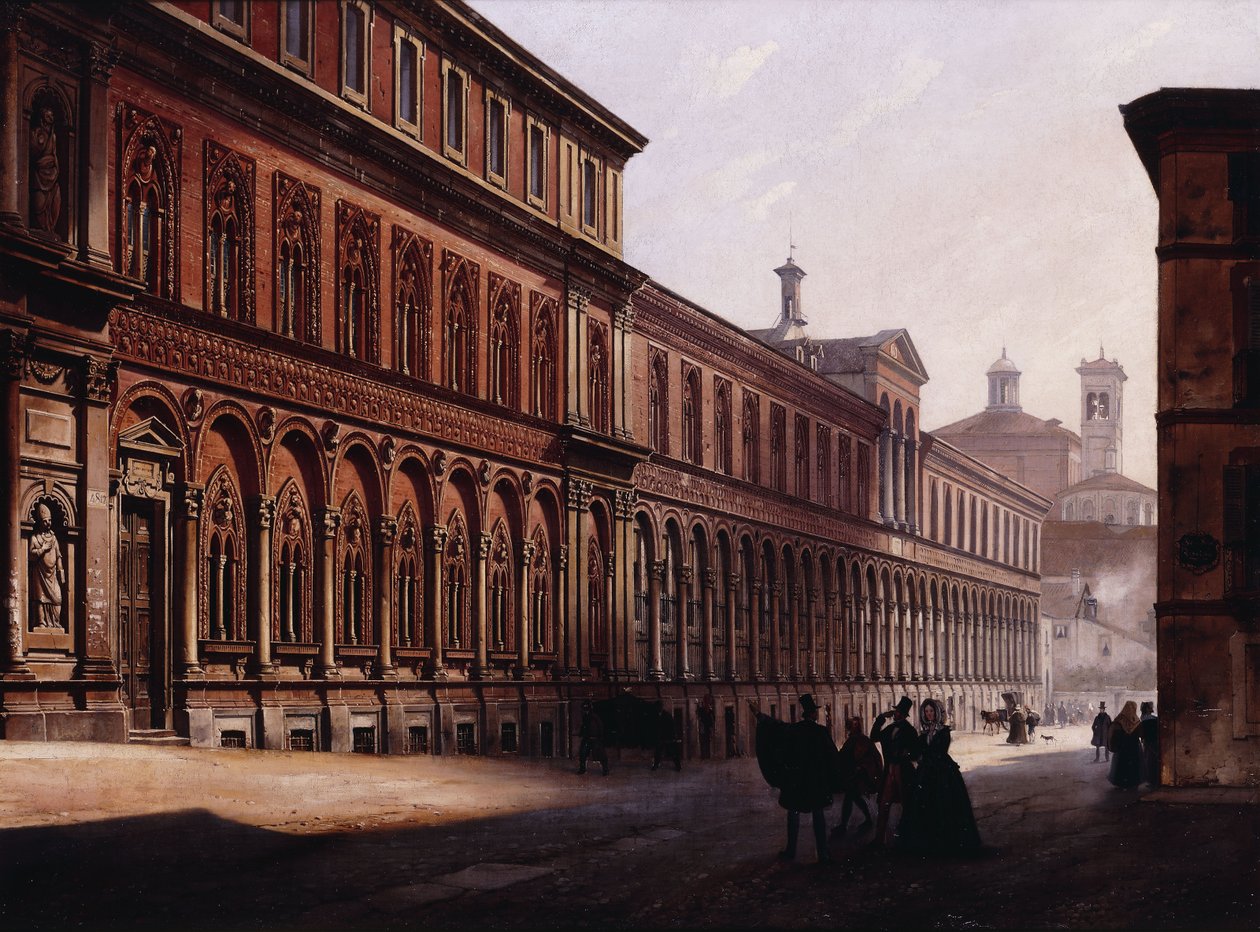A Ca "Grande a Via Festa del Perdonán, S-vel, 1842 alkotó: Luigi Premazzi
