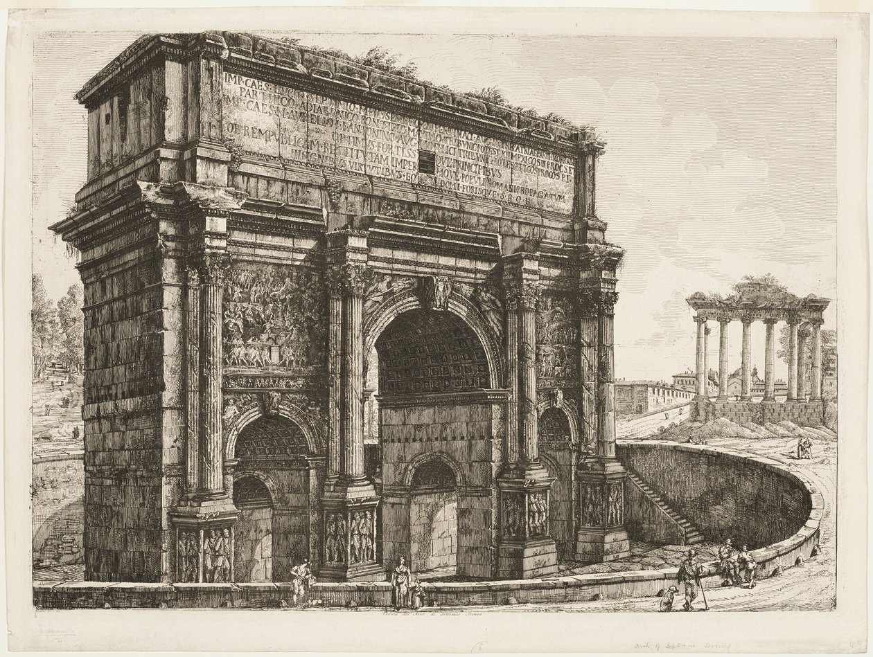 Septimius Severus boltíve alkotó: Luigi Rossini