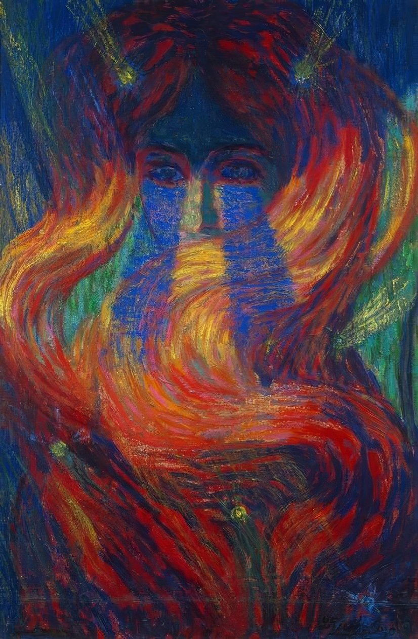 Chioma (Tina haja) alkotó: Luigi Russolo
