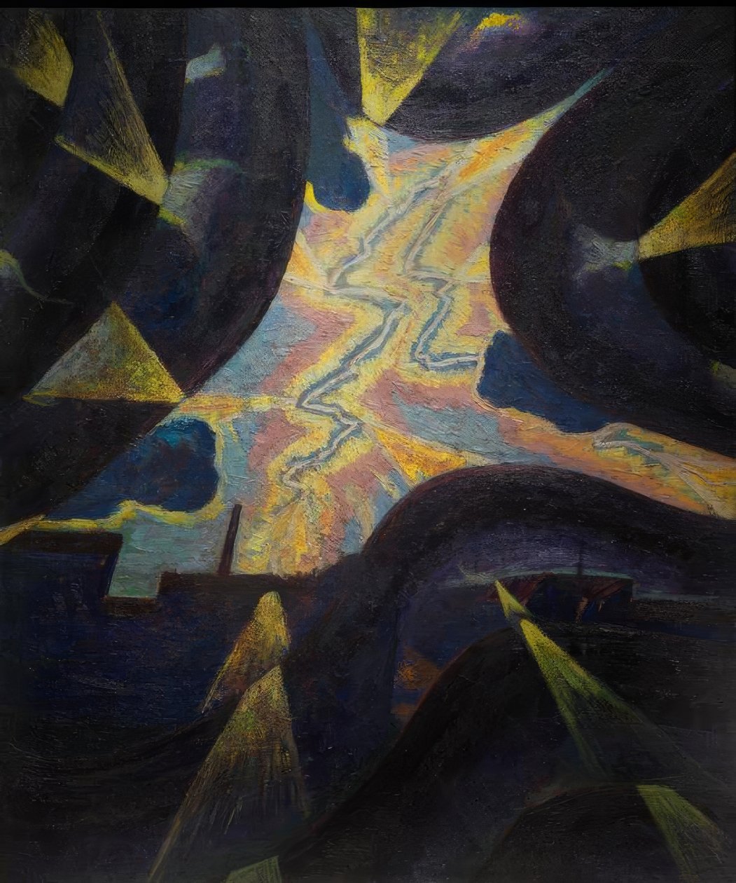 Erővonalak / villám ereje alkotó: Luigi Russolo