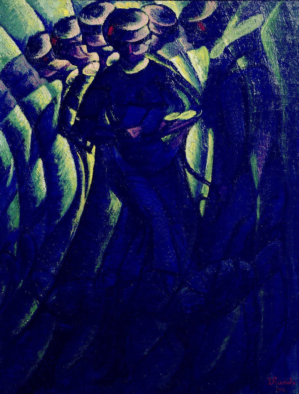 Szinopszis a női mozgásokról alkotó: Luigi Russolo