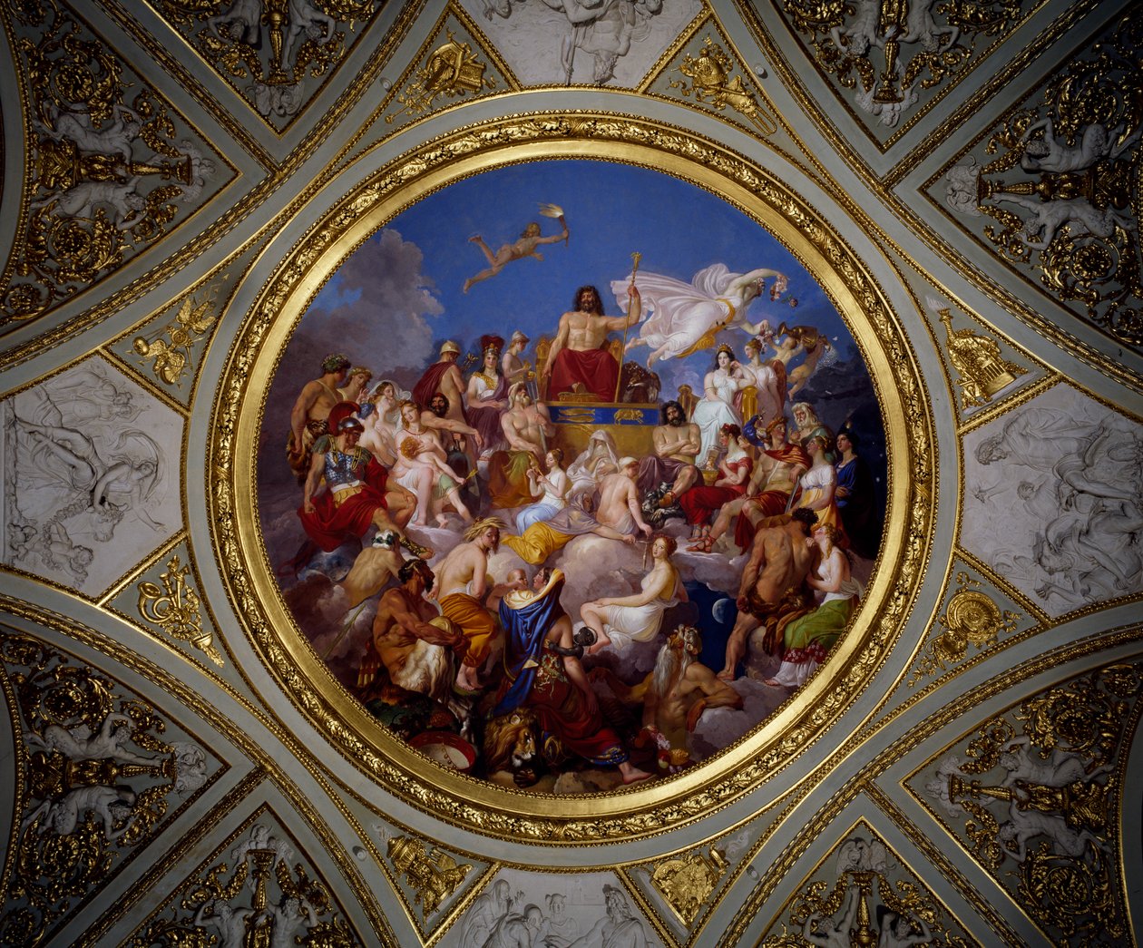Olimposz, Iliász szoba, Palazzo Pitti (freskó) alkotó: Luigi Sabatelli