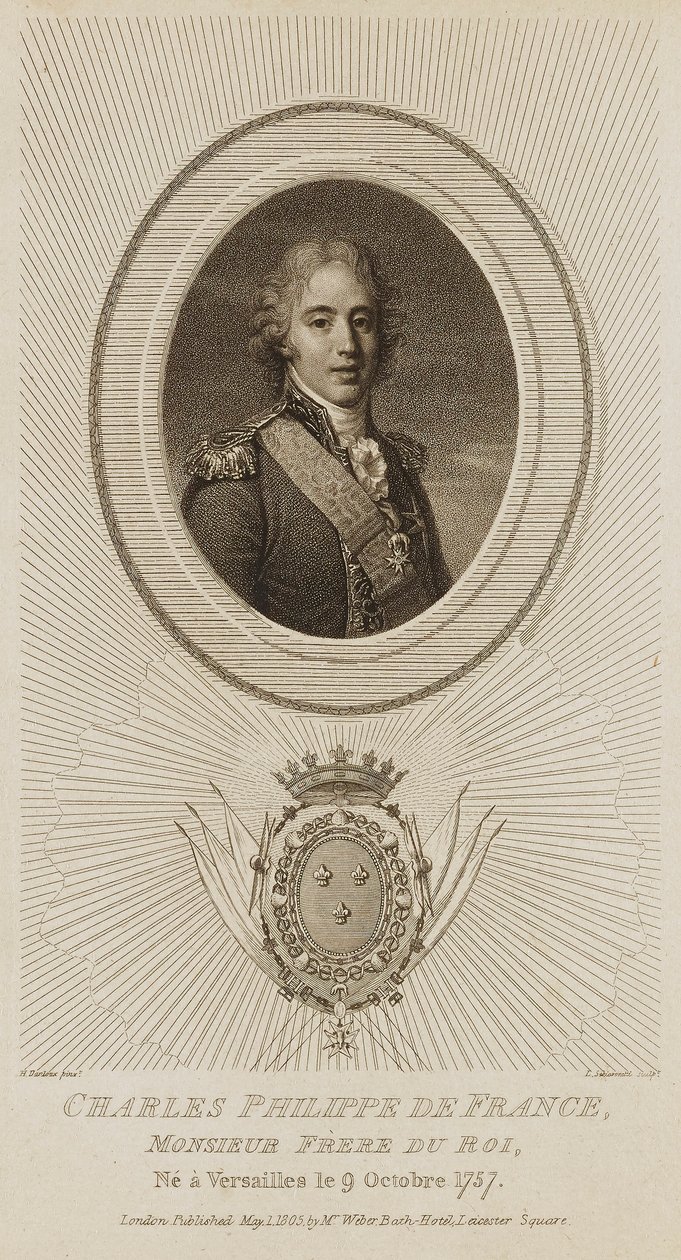 Charles Philippe de France alkotó: Luigi Schiavonetti