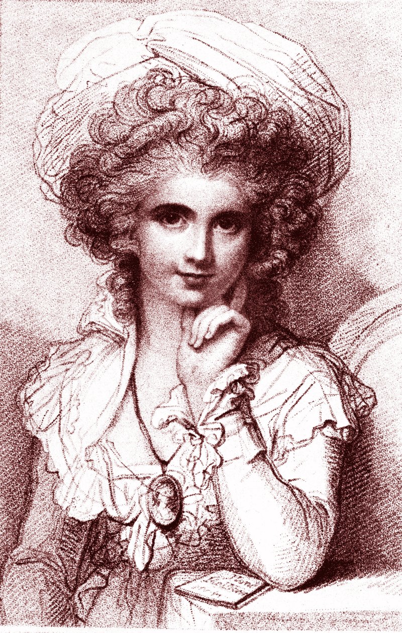 Marie COSWAY (1760-1838), angol olasz festő. Luigi Schiavonetti (1765-1810) metszete, R. Cosway. 1930 alkotó: Luigi Schiavonetti