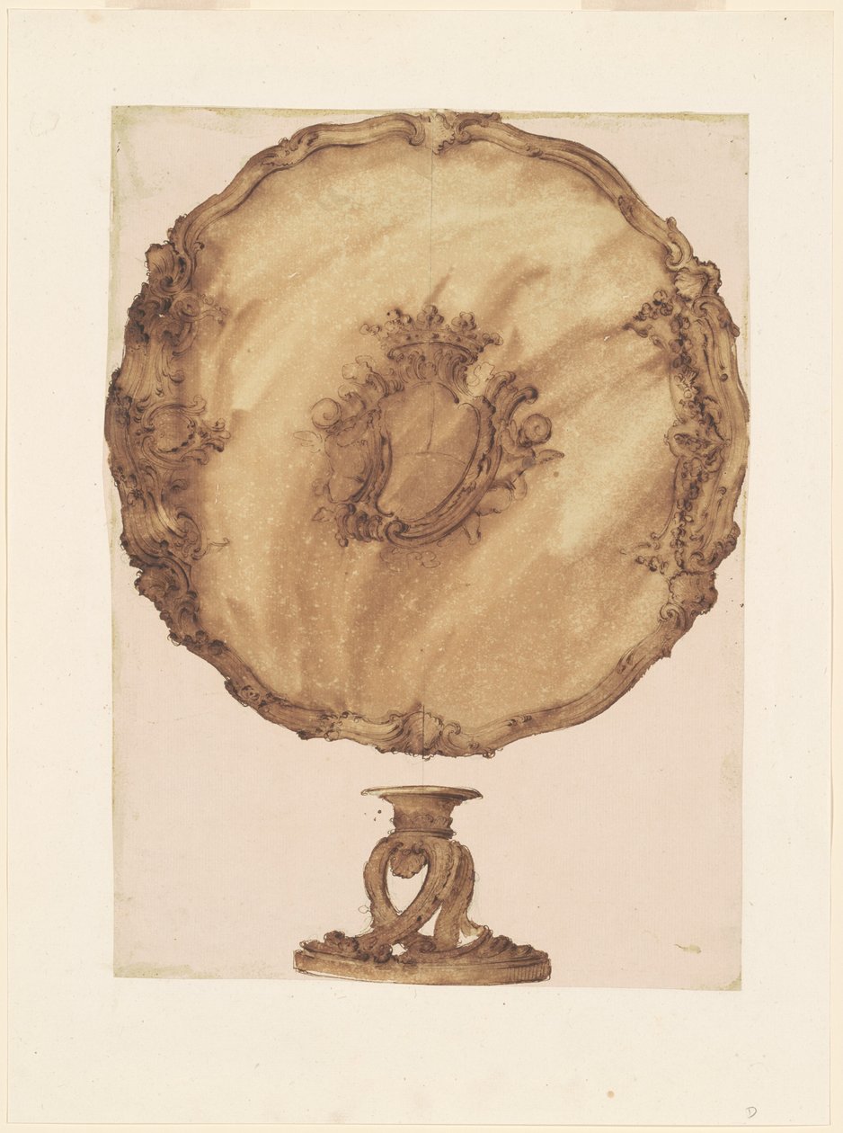 Salver két alappal alkotó: Luigi Valadier