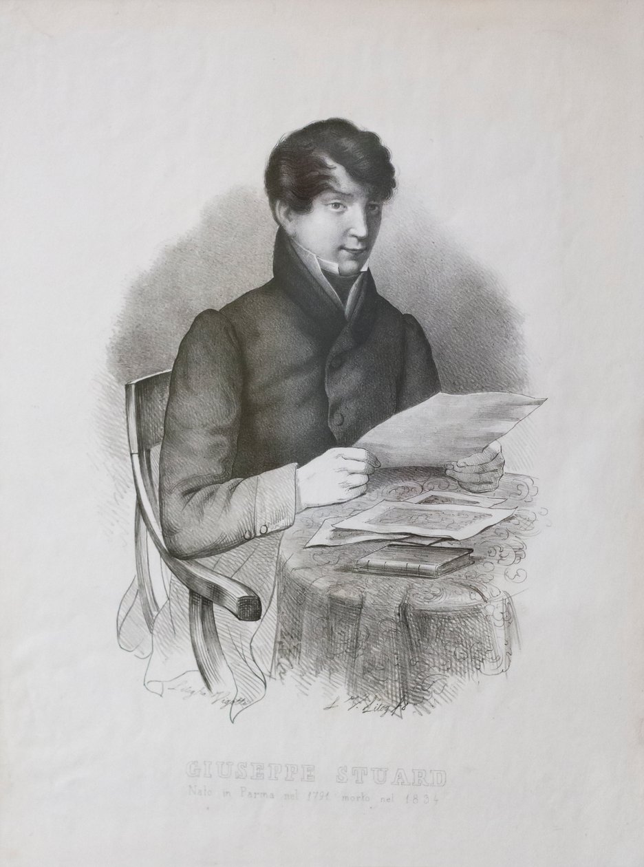 Giuseppe Stuard portréja (acquaforte) alkotó: Luigi Vigotti