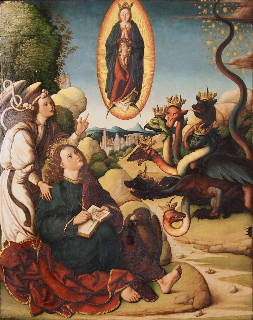 Szent János Patmoson alkotó: Luis Fernández García
