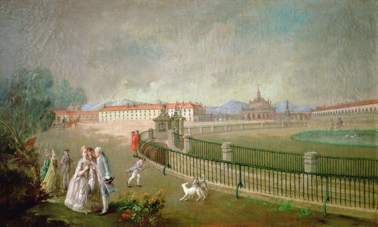Szent Antal tér, Aranjuez alkotó: Luis Paret y Alcazar