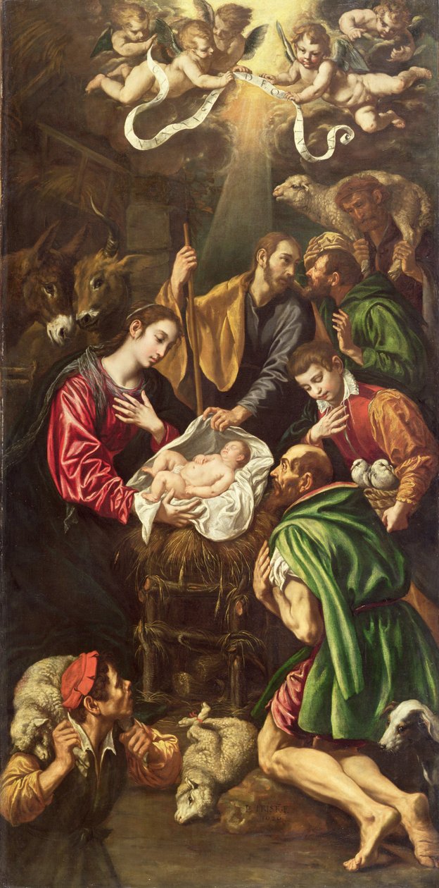 A Pásztorok imádása, 1620 körül alkotó: Luis Tristan de Escamilla