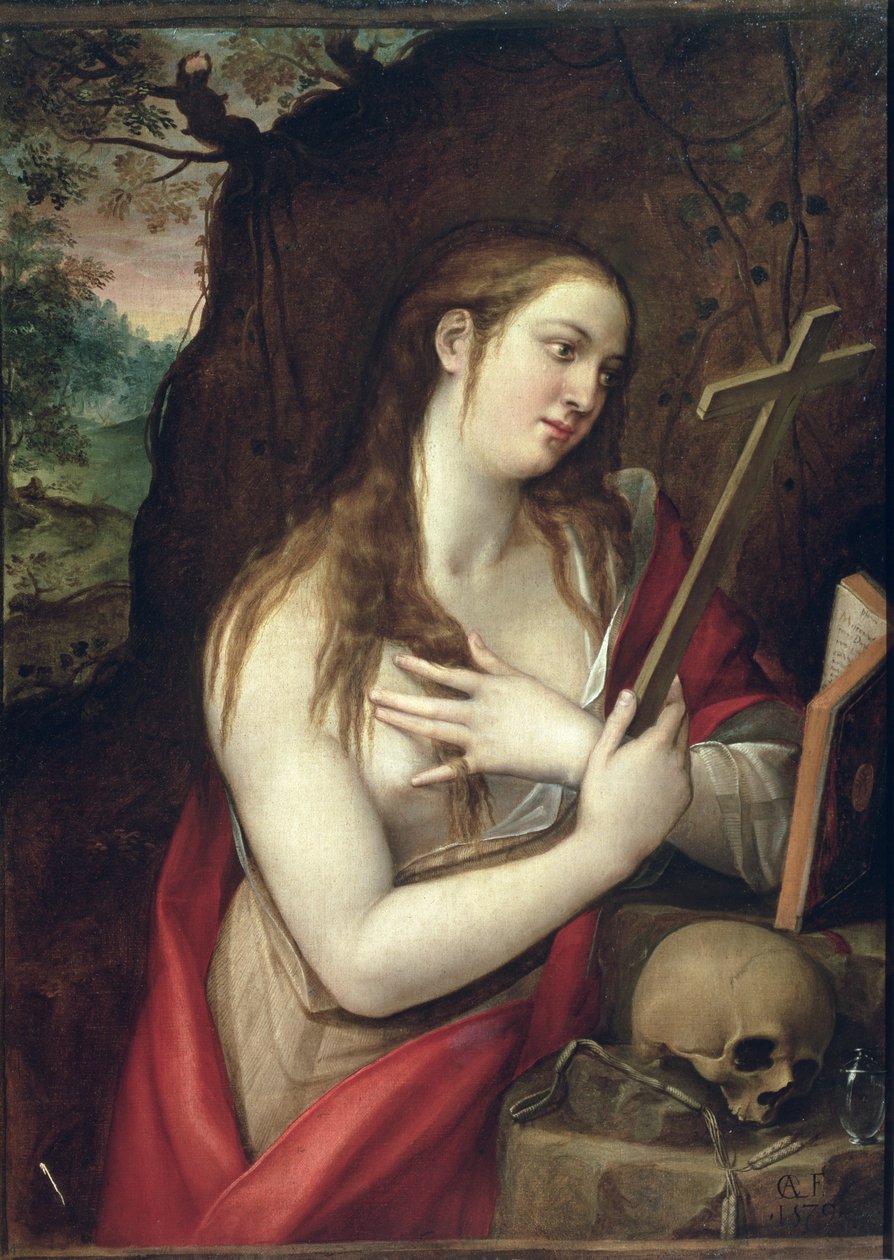 A bűnbánó Magdolna, 1579 alkotó: Luis de Carbajal