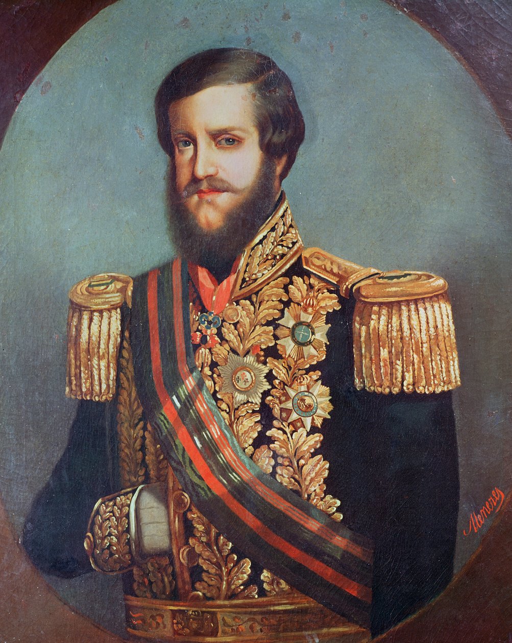 II. Pedro (1825-91) Brazília császára alkotó: Luis de Miranda Pereira Visconde de Menezes