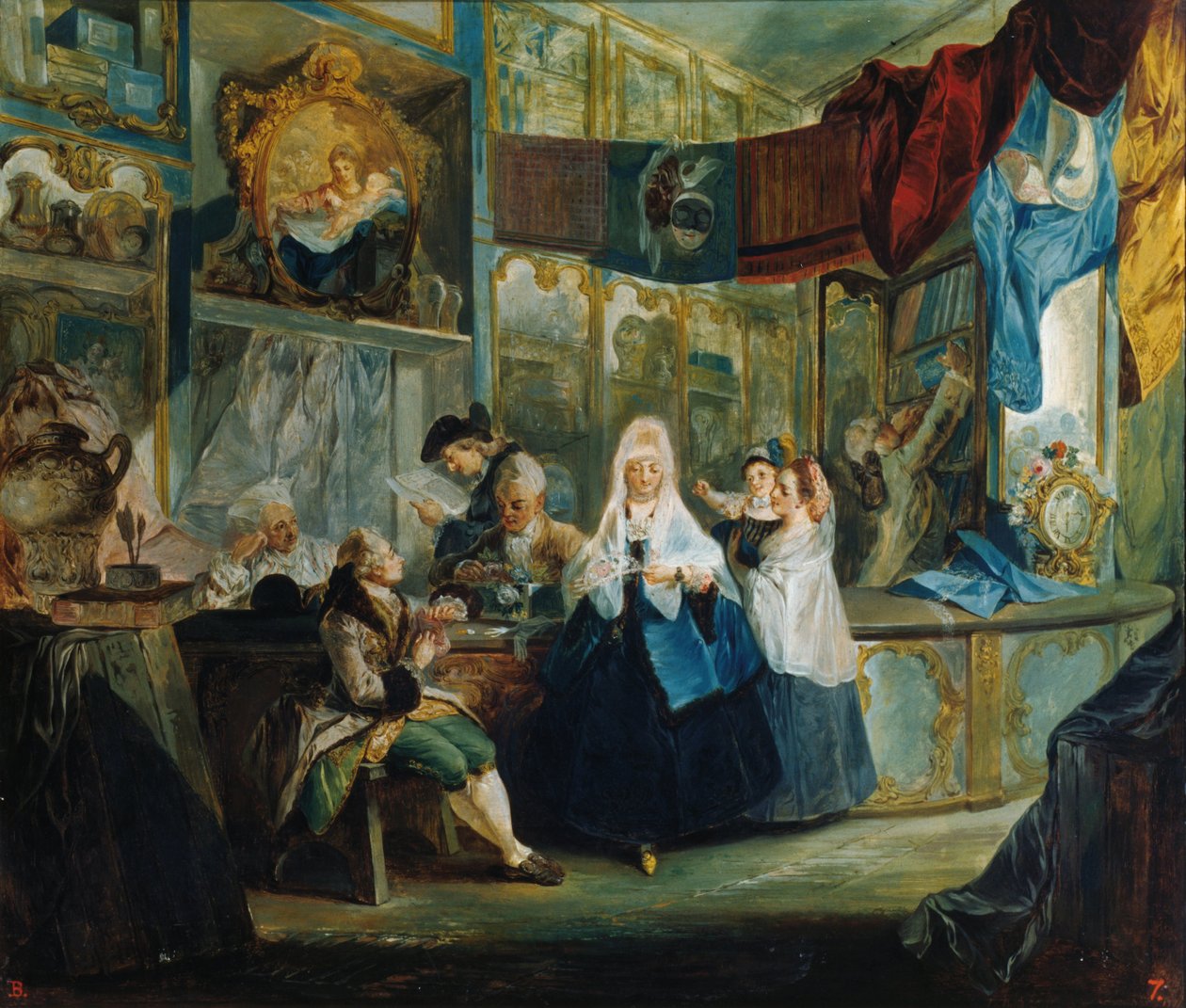 A bolt, 1772 alkotó: Luis Paret y Alcazar