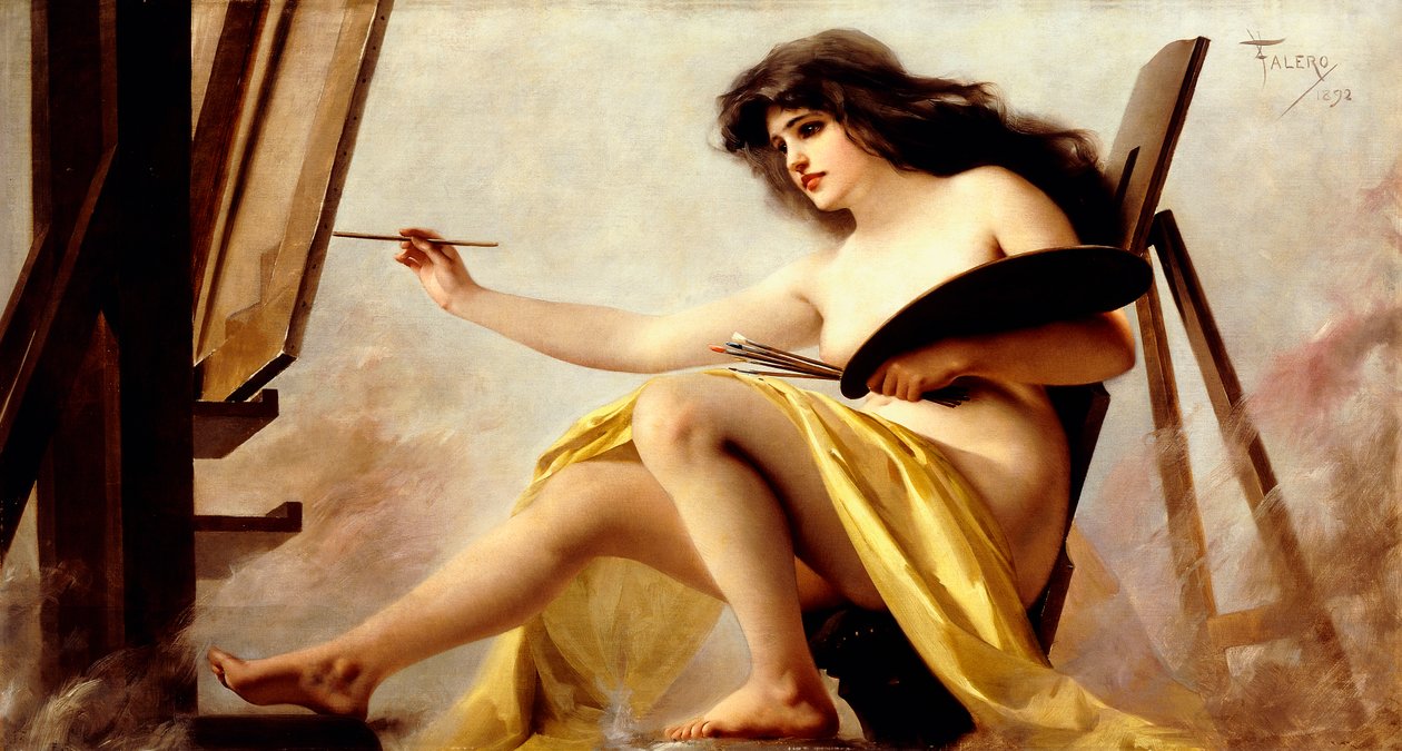 A festészet allegóriája, 1892 alkotó: Luis Riccardo Falero