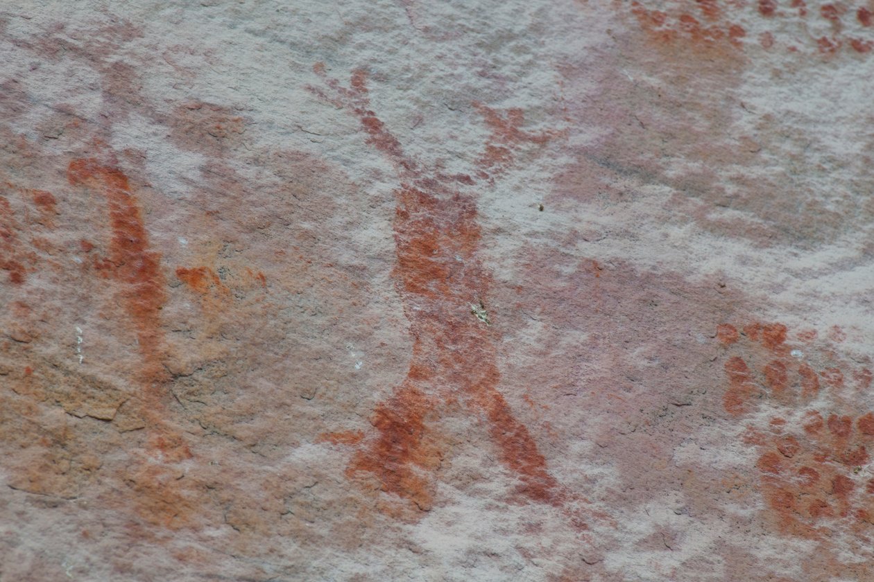 Pictography, Faical, San Ignacio, Cajamarca, Peru, 2015. alkotó: Luis Rosendo.