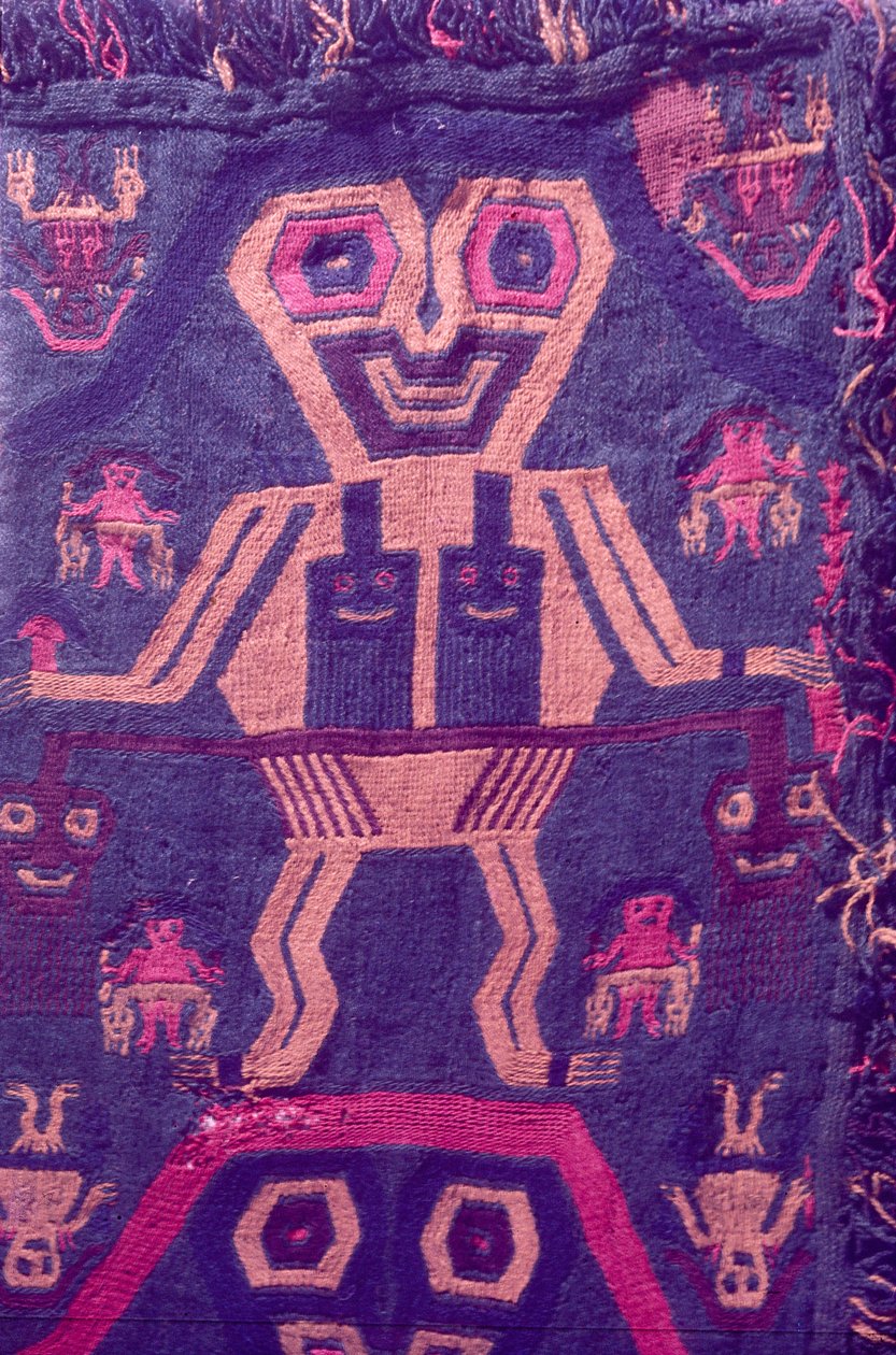 Textil, Paracas Culture, Peru, 2015. alkotó: Luis Rosendo.