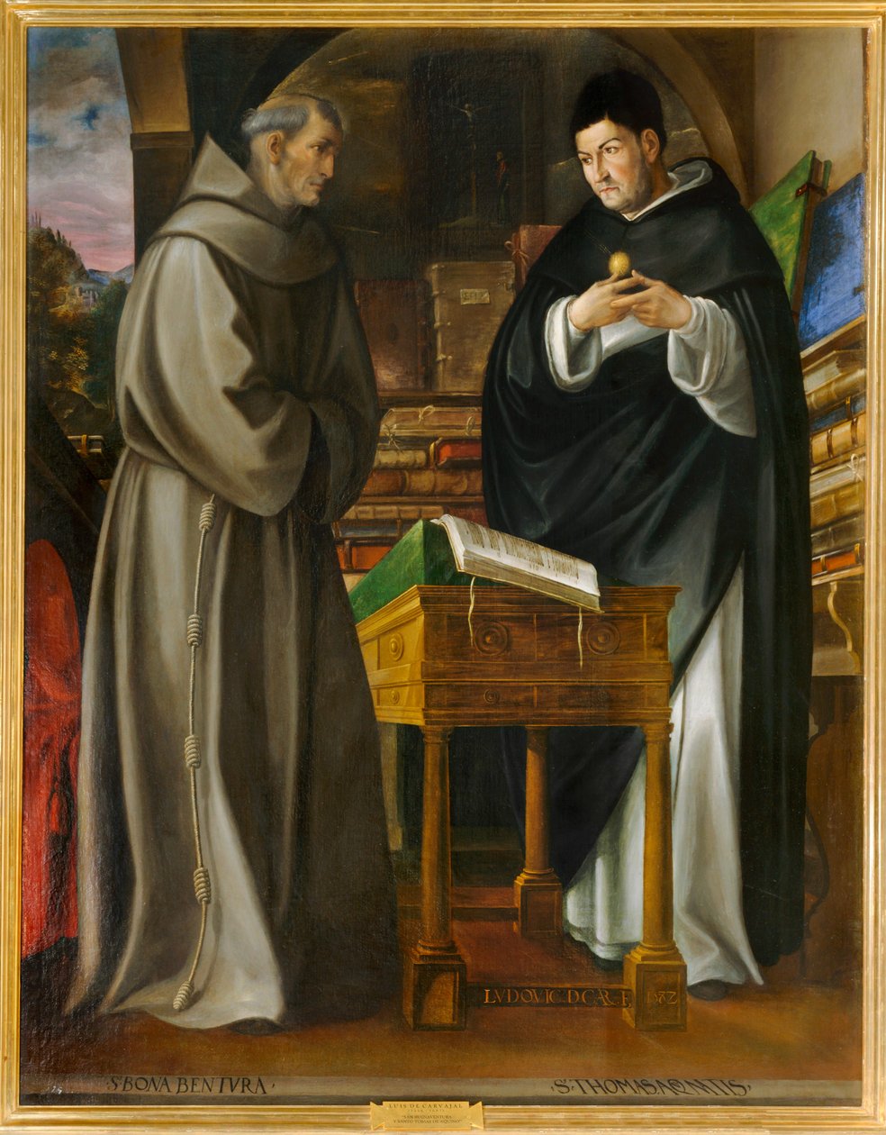Szent Bonaventura és Aquinói Szent Tamás. 10034567 ... alkotó: Luis de Carvajal