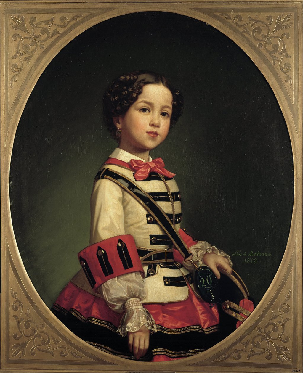 Maria Cristina de Roncali y Gaviria márkinő alkotó: Luis de Madrazo y Kuntz