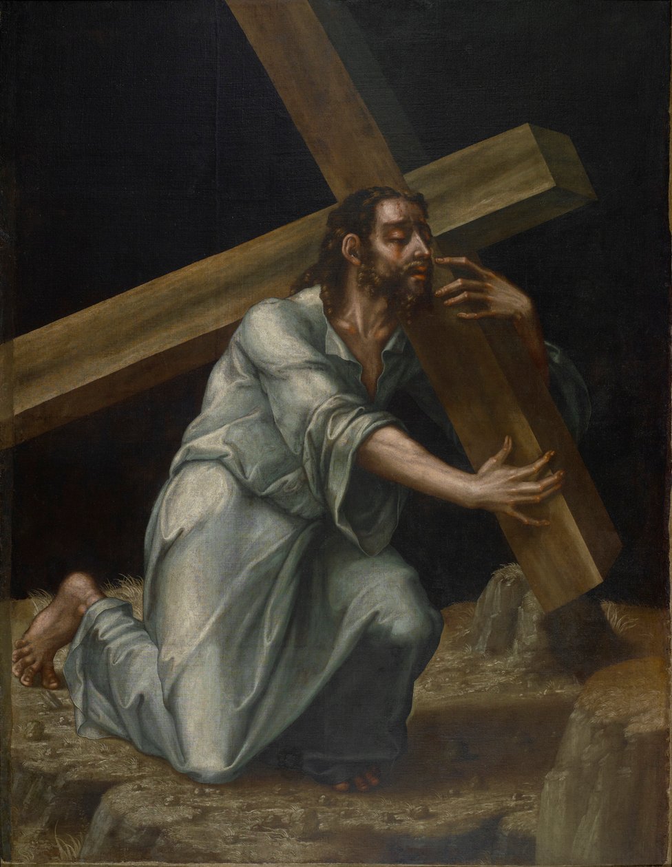 A keresztet hordozó Krisztus alkotó: Luis de Morales