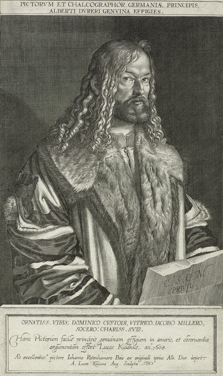 Albrecht Dürer arcképe alkotó: Lukas Kilian