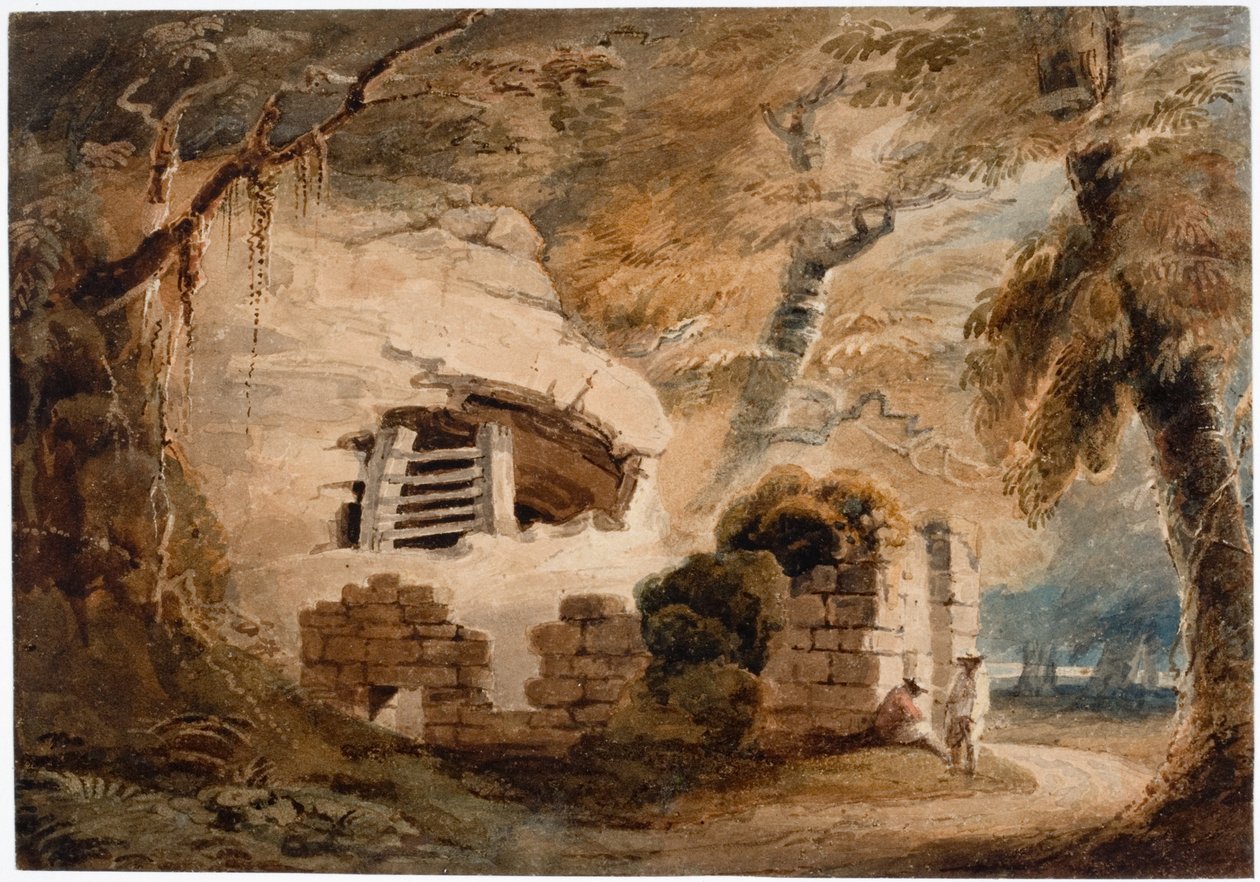 Warkworth Hermitage (testszín) alkotó: Luke Clennell