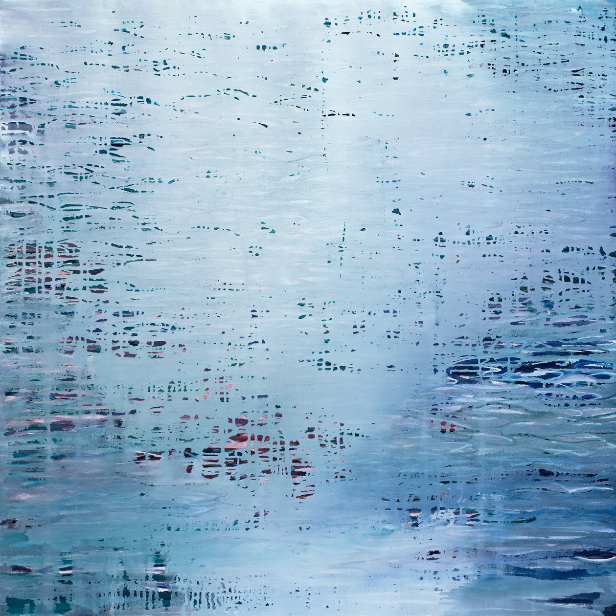 Ganga 11, 2018 (olaj, vászon) alkotó: Luke Elwes