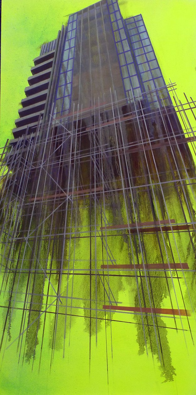 Work in Progress 10, 2015 (olaj, vászon) alkotó: Luke M Walker