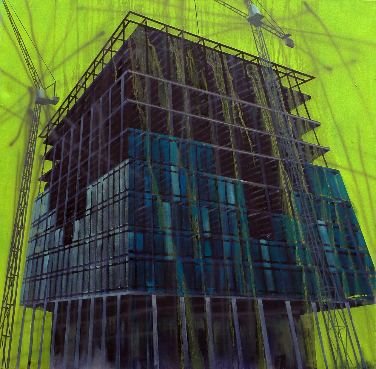 Work in Progress 12, 2015 (olaj, vászon) alkotó: Luke M Walker