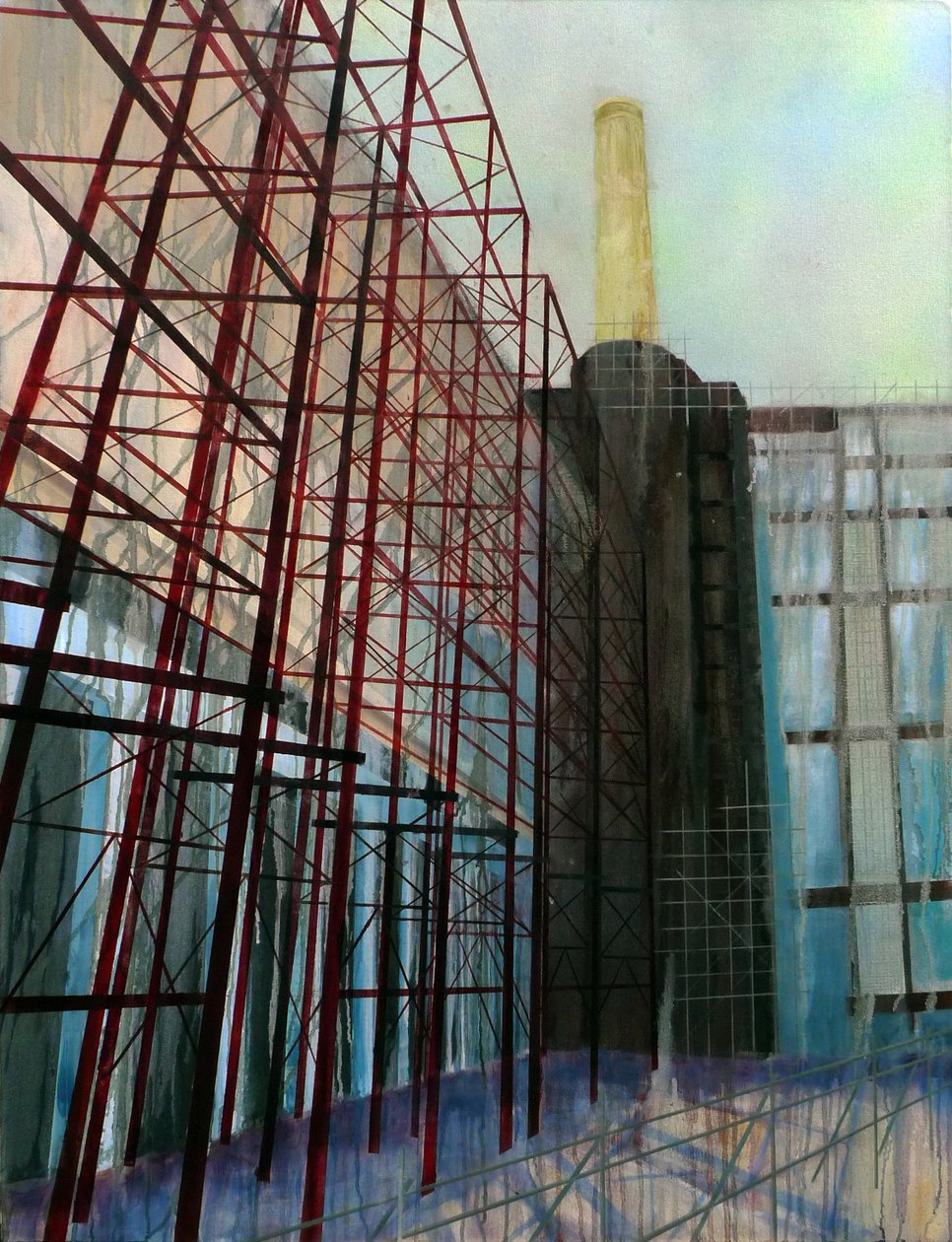Work in Progress 15, 2016 (olaj, vászon) alkotó: Luke M Walker