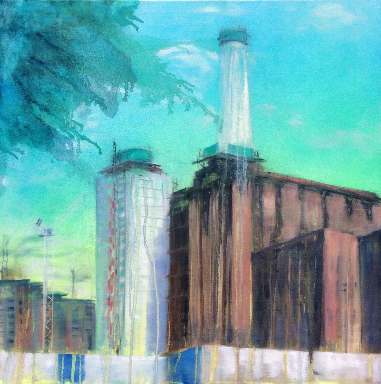 Work in Progress 9, 2015 (olaj, vászon) alkotó: Luke M Walker