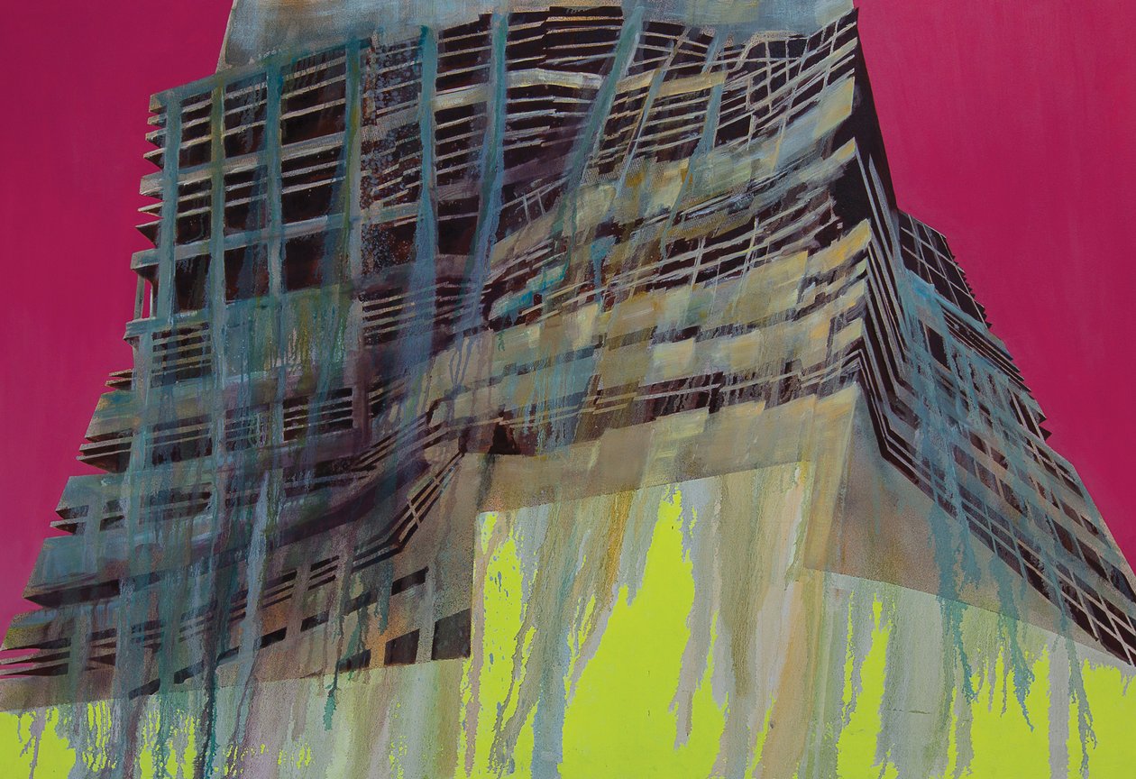 Work in Progress III, 2014 (olaj és akril, vászon) alkotó: Luke M Walker