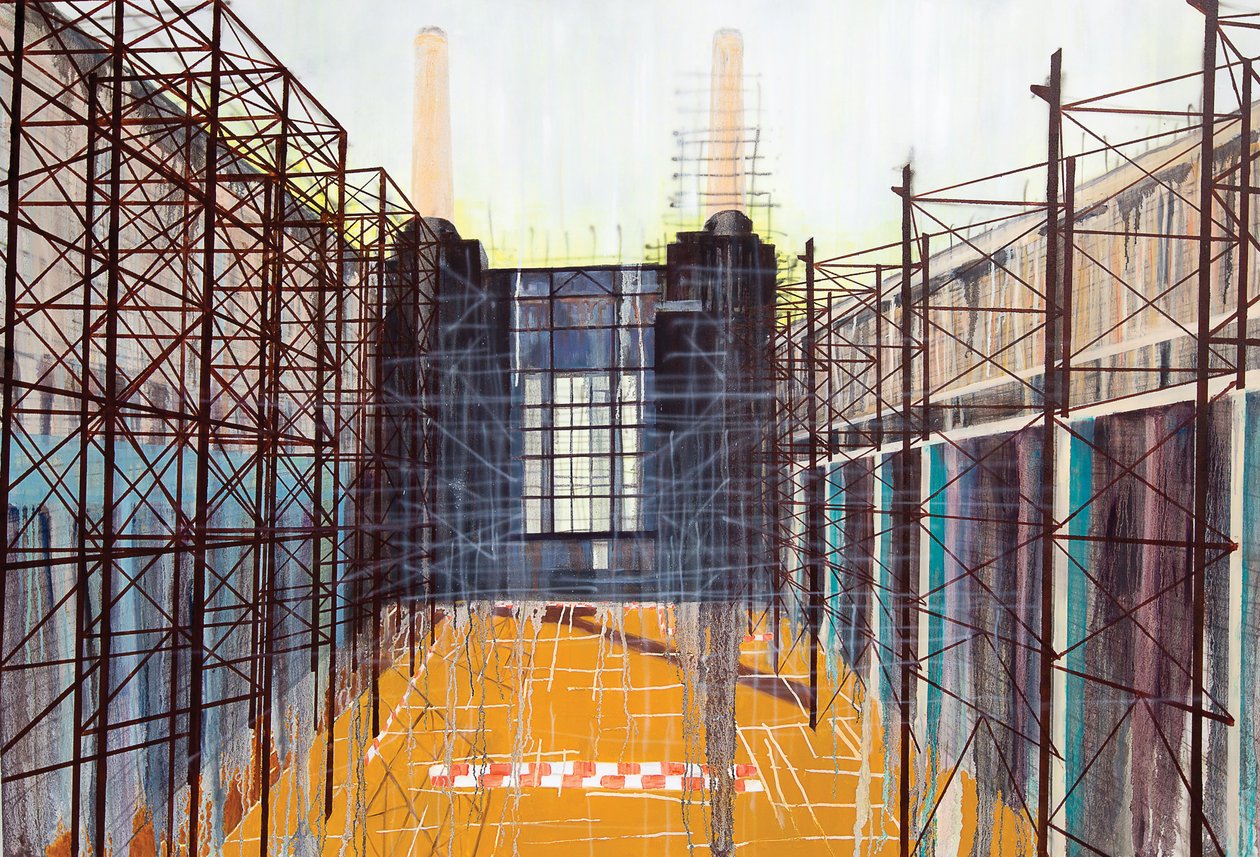 Work in Progress II, 2014 (olaj és akril, vászon) alkotó: Luke M Walker