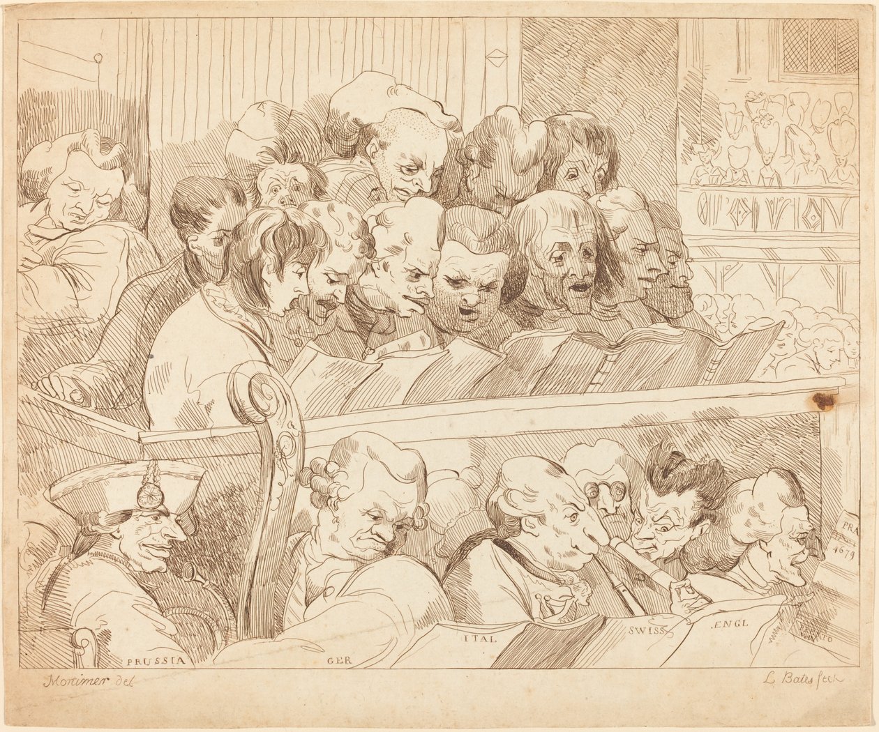 Kóruszenekar alkotó: Lydia Bates after John Hamilton Mortimer