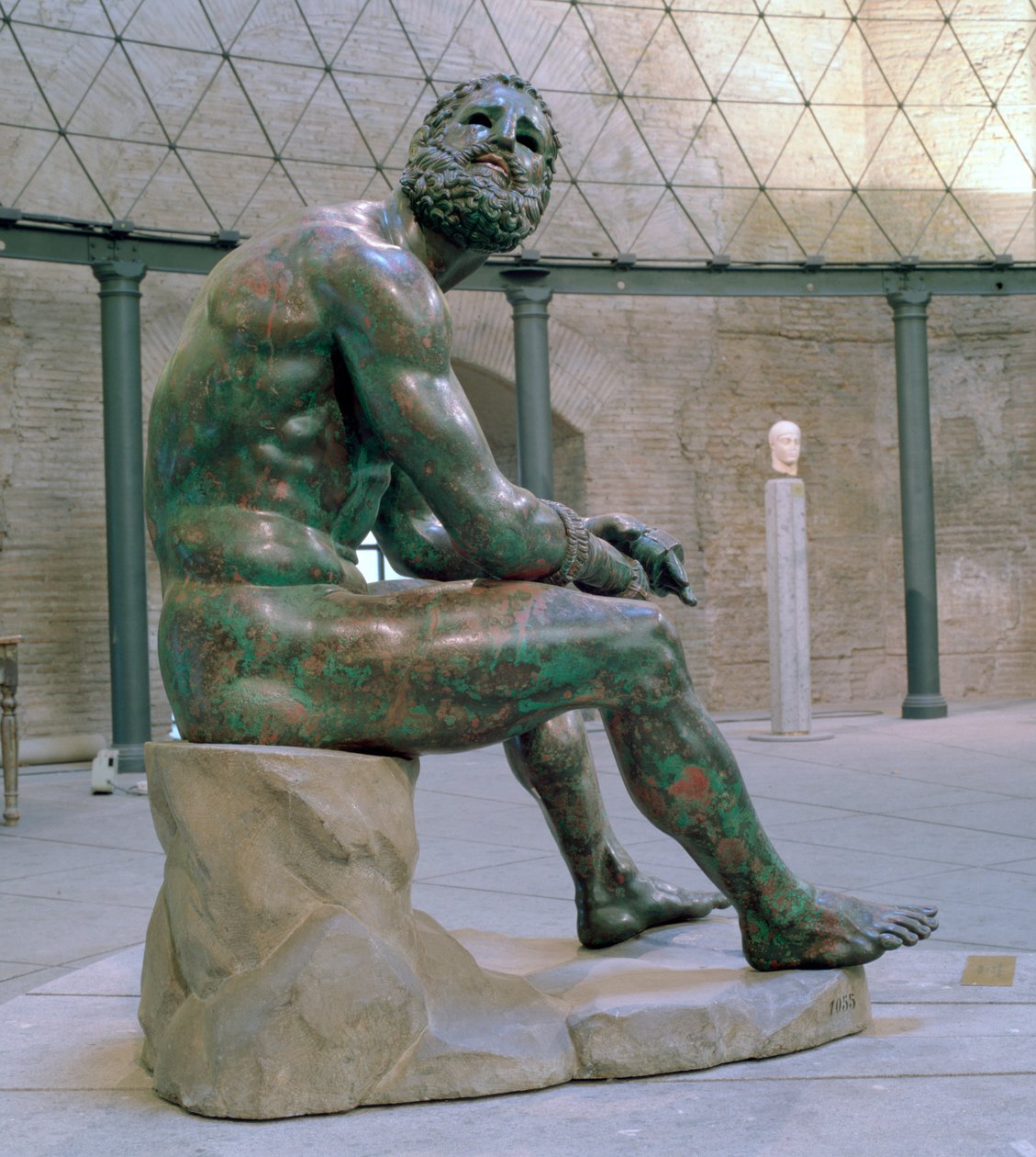 Thermonr bokszolója, hellenisztikus bronzszobor, Kr.u. 1. század alkotó: Lysippos