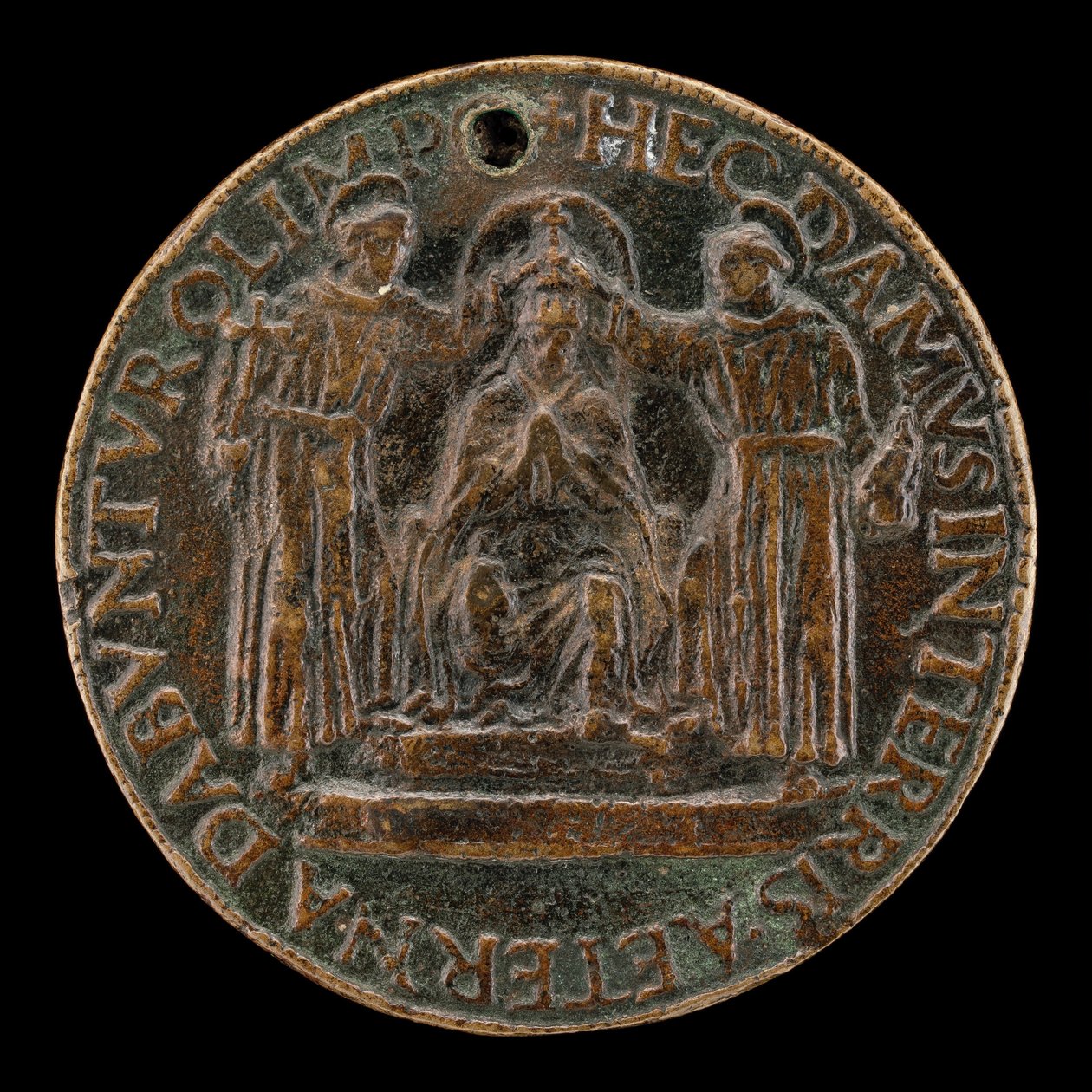 Sixtus IV megkoronázása [fordítva]. alkotó: Lysippus Junior