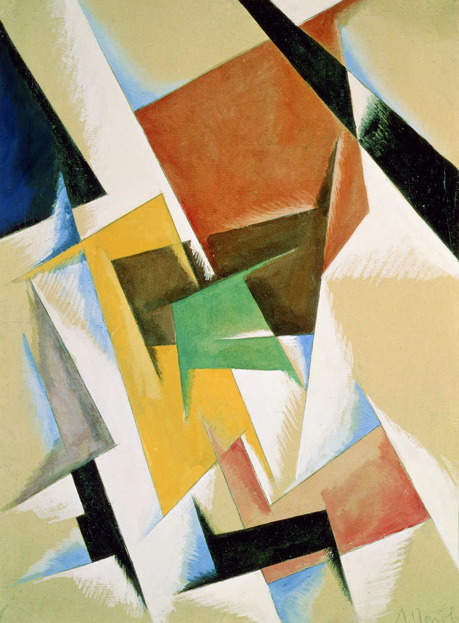 Összeállítás, 1921 alkotó: Lyubov Sergeevna Popova