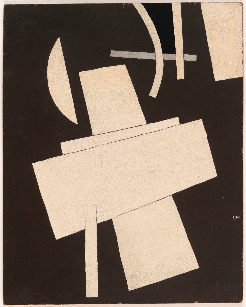 Sans titre - Popova, Ljubov Szergejevna (1889-1924) Cím nélküli gouache kartonon kb. 1916-1918 - 49,5x39,5 - New York City. Modern Művészetek Múzeuma (MOMA) alkotó: Lyubov Sergeevna Popova