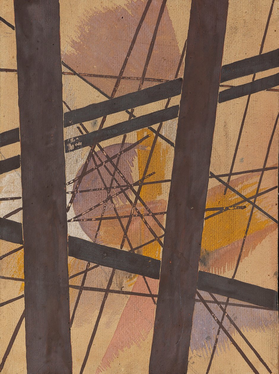Űrerő-építés, kb. 1921-1922. alkotó: Lyubov Sergeyevna Popova