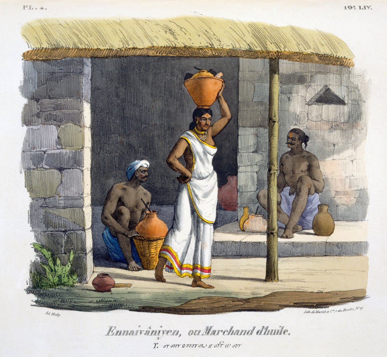 Egy olajkereskedő, 1827-35 alkotó: M.E. Burnouf