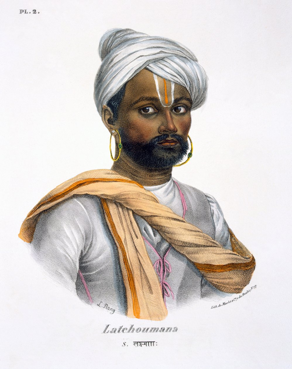 Latchoumana, 1827-35 alkotó: M.E. Burnouf
