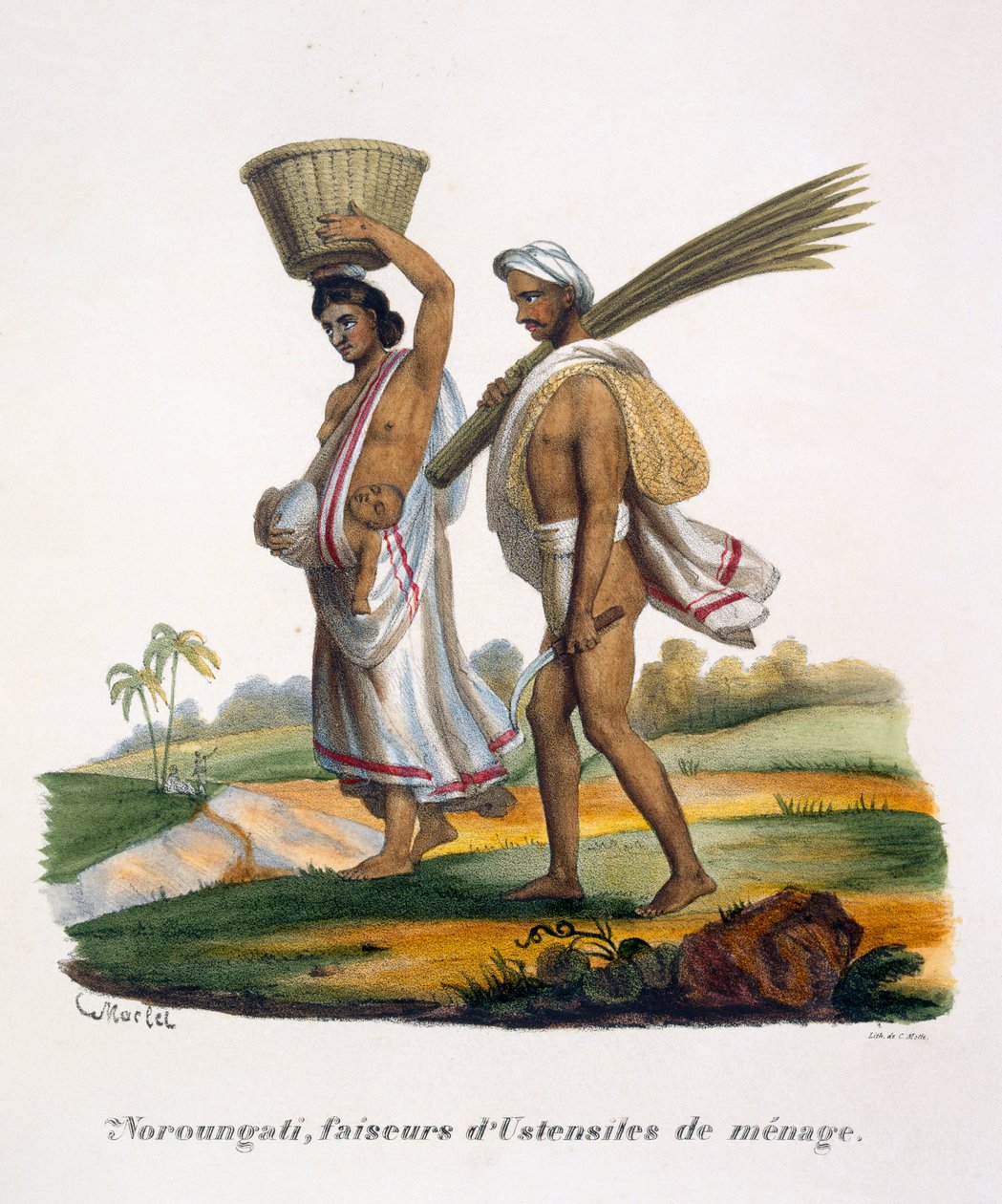 Háztartási edénykészítők, 1827-35 alkotó: M.E. Burnouf