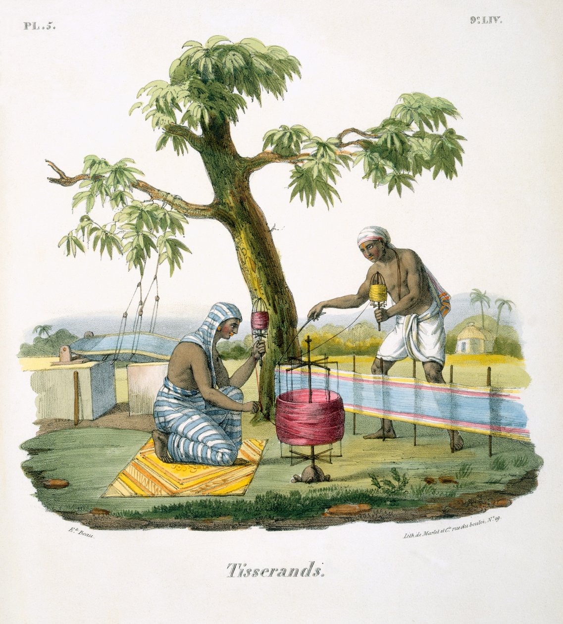 Szőnyegfonók, 1827-35 alkotó: M.E. Burnouf