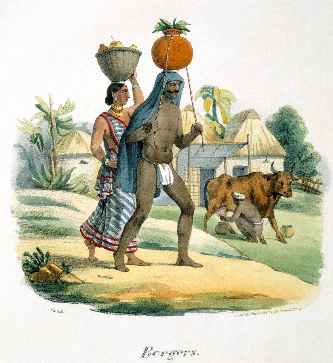 Pásztorok, 1827-35 alkotó: M.E. Burnouf