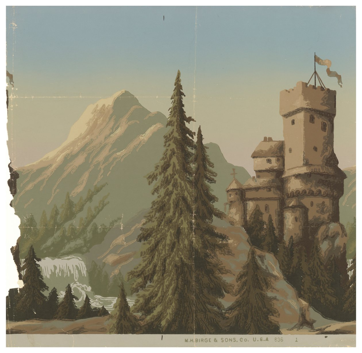 Várak a Rajnán alkotó: M.H. Birge and Sons Co