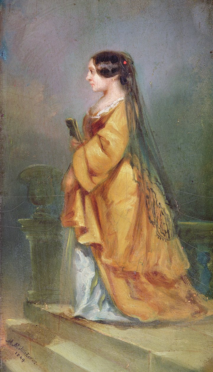 George Sand (1804-76) portréja 1849 alkotó: M.N. Makowicz