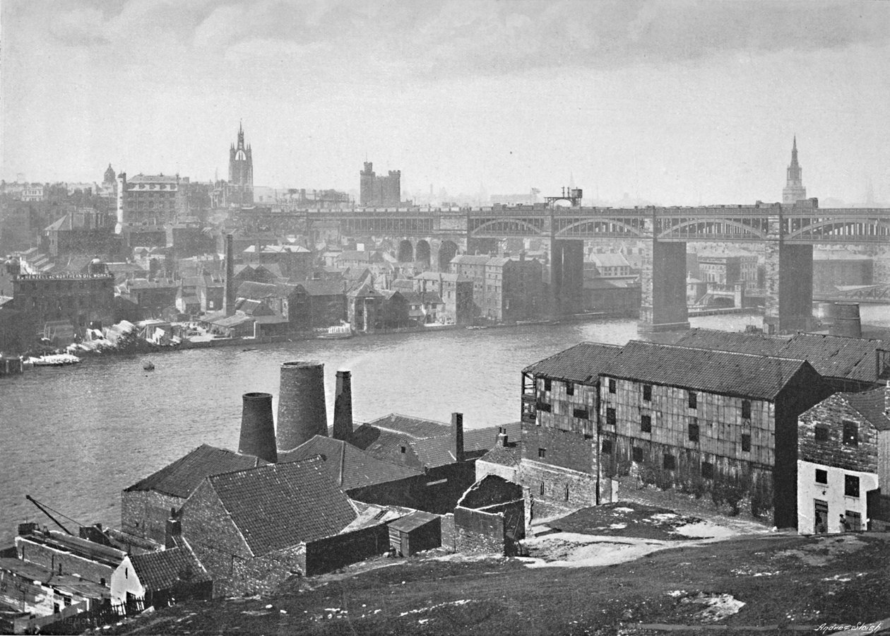 Newcastle-on-Tyne, a Rabbit Banksból, 1896 alkotó: M. Aunty